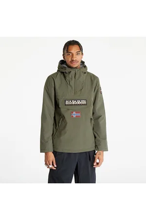 Half zip winter on sale jacket