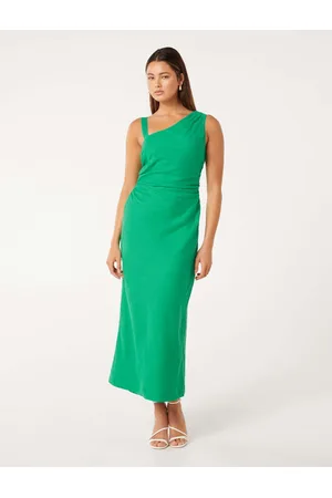 Buy Melissa One Shoulder Satin Dress - Forever New