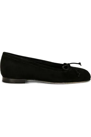 Manolo Blahnik Veralli Suede Ballet Flat in - . Size 36 (also in 36.5, 37, 38.5).