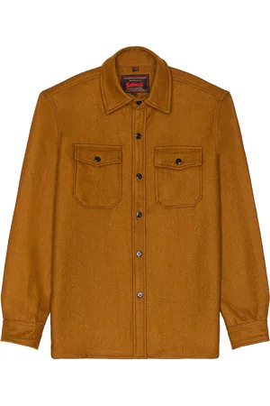 Schott NYC CPO Wool Shirt in - Brown. Size L (also in S).