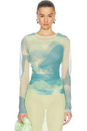 Proenza Schouler Amber Top in - Blue. Size 0 (also in 6).