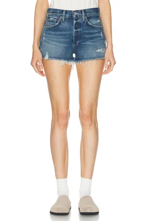 AGOLDE Parker Short in - Denim-Medium. Size 23 (also in 24, 28, 31, 32, 33).