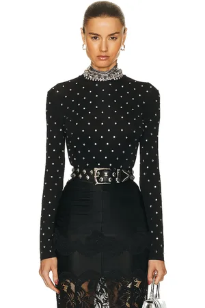 Paco rabanne Studded Turtleneck Top in - . Size 34 (also in 36).