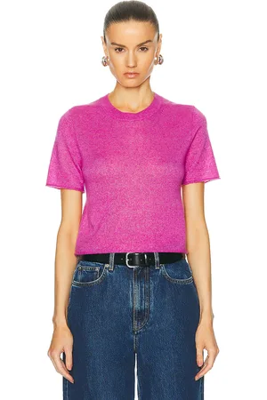 Guest In Residence Featherweight Crop Tee in - . Size XL (also in XS).
