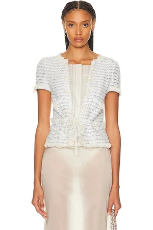 CHANEL Tweed Top in - . Size 38 (also in ).