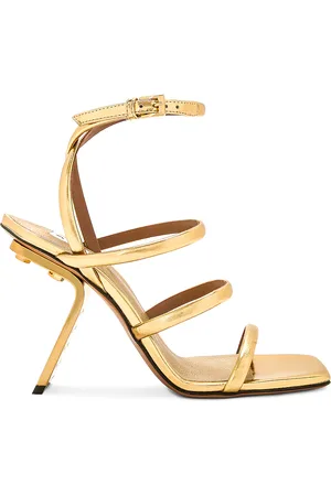 Alaïa Perfo Sandal 10 in - Metallic Gold. Size 37 (also in 38, 39.5).