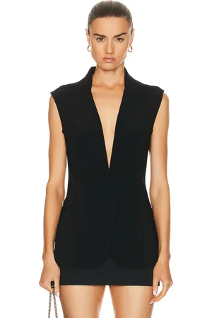Norma Kamali Sleeveless Single Breasted Jacket in - . Size L (also in M, XS).