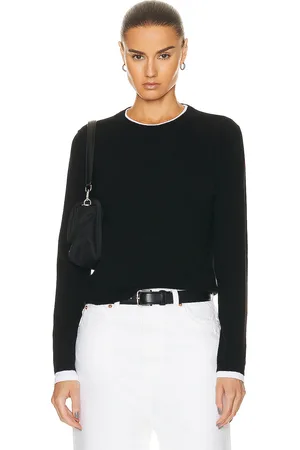 Guest In Residence Shrunken Crew Cashmere Top in - . Size L (also in XL).