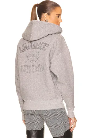 Saint Laurent Grunge Hoodie in - Grey. Size L (also in XL).