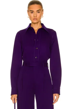 Bottega Veneta Grain De Poudre Shirt in - Purple. Size 34 (also in 36).