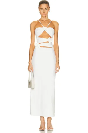 Maygel Coronel Veranera Dress in - White. Size all.