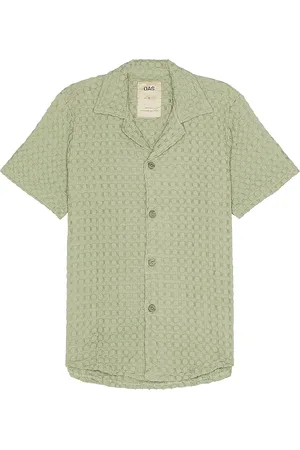 Oas Dusty Cuba Waffle Shirt in - . Size S (also in ).