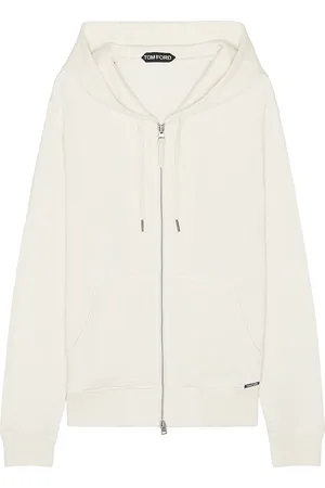 Tom Ford Lightweight Lounge Zip Hoodie in - White. Size 46 (also in ).