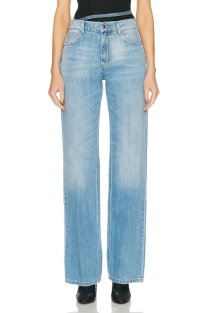 Nensi Dojaka Boyfriend Wide Leg in - Denim-Light. Size L (also in ).