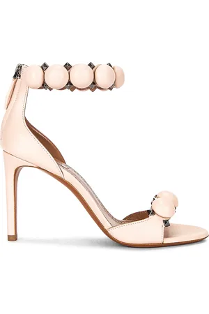 Alaïa Leather Bombe Sandals in - Nude. Size 35 (also in 35.5).