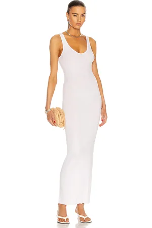 ENZA COSTA Silk Rib Ankle Length Tank Dress in - . Size L (also in M, S, XS).