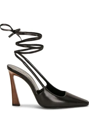Saint Laurent Tom Lace Up Pump in - Black. Size 38 (also in 36, 39, 40).