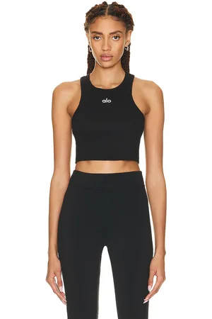 alo Aspire Tank Top in - Black. Size XS (also in ).