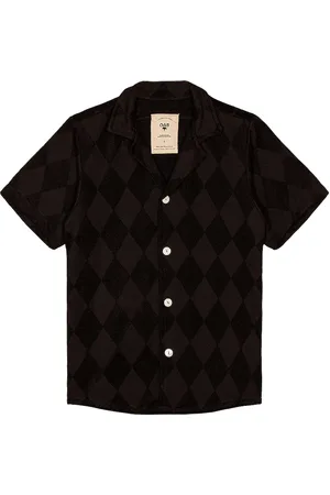 Oas Shirt in - Black. Size L (also in M, S, XL/1X, XS).
