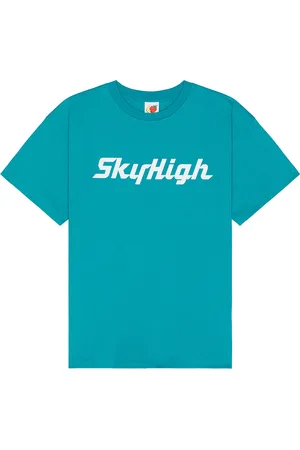 Sky High Farm Construction Graphic Logo #1 T Shirt in - Blue. Size L (also in M).