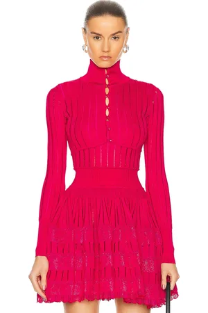 Alaïa Crinoline Cardigan in - Fuchsia. Size 34 (also in 36, 38, 40).