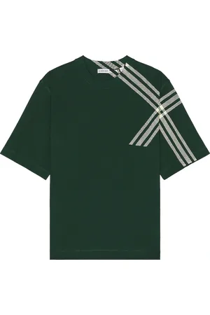 Burberry Check Pattern T-shirt in - Green. Size S (also in ).