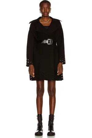 Alaïa Relaxed Tailored Coat in - Black. Size 40 (also in 42).