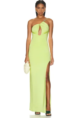 ET OCHS Sage Drawstring Cutout Gown in - Yellow. Size 4 (also in 6).