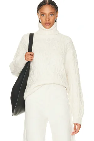 NILI LOTAN Annie Sweater in - Ivory. Size L (also in ).