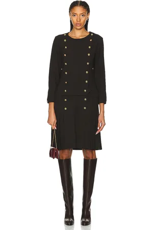 CHANEL Button Bodice Dress in - . Size 38 (also in ).