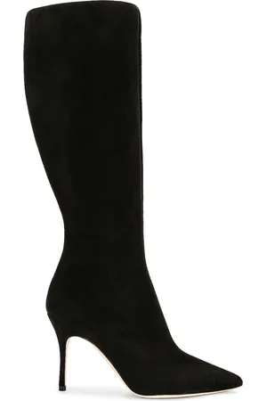 Manolo Blahnik Oculara 90 Suede Boot in - . Size 39.5 (also in ).