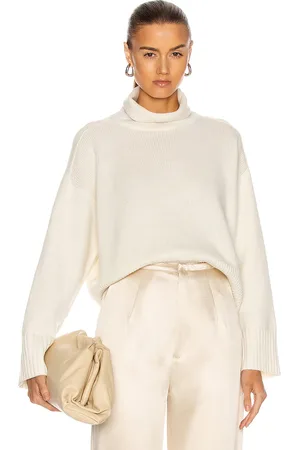 Loulou de Saison Stintino Sweater in - White. Size L (also in M, S, XS).