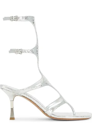 PARIS TEXAS Uma 75 Sandal Heel in - Metallic . Size 36.5 (also in 37.5).