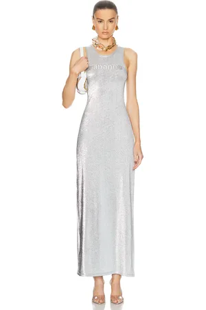 Paco rabanne Stretch Lurex Jersey Dress in - Metallic . Size 36 (also in ).