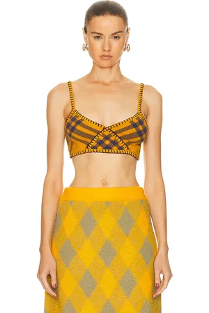 Burberry Bralette Top in - Mustard. Size XXS (also in ).