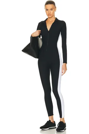 YEAR OF OURS Thermal Ski Onesie Jumpsuit in - Black. Size L (also in S, XL).