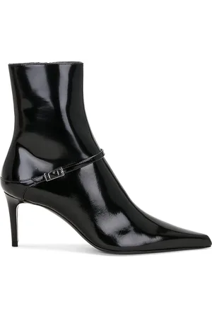 Saint Laurent Vendome Buckle Bootie in - Black. Size 36 (also in 36.5, 37, 38, 38.5, 39).
