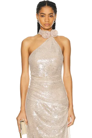 LPA Aniella Halter Top in - Nude. Size L (also in M, S, XS).