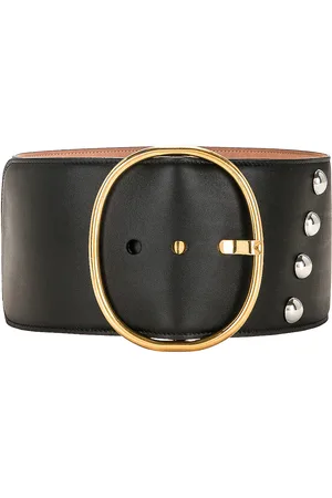 Alaïa Ovale Belt in - Black. Size 65 (also in 75, 80).