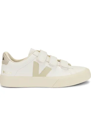 Veja Recife Logo 3-Lock Sneaker in - White. Size 35 (also in ).