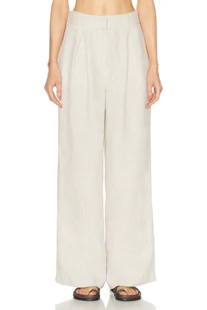 POSSE Presley Trouser in - Beige. Size L (also in ).