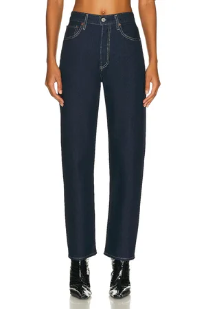 AGOLDE 90s Pinch Waist High Rise Straight in - Denim-Dark. Size 34 (also in ).