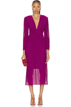 IRO Alofi Dress in - Wine. Size 40 (also in ).