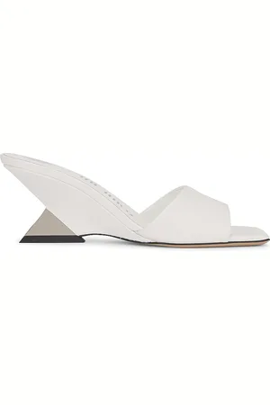 The Attico Cheope Mule in - White. Size 36 (also in 36.5, 37.5).