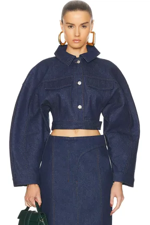 Jacquemus Le Veste De Nimes Obra in - Navy. Size 34 (also in ).