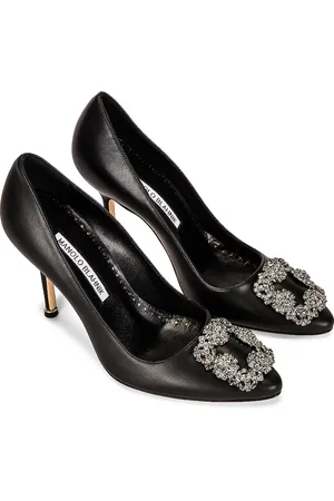 Manolo Blahnik Hangisi 105 Nappa Heel in - . Size 39.5 (also in 40.5, 41).