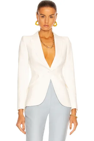 Alexander McQueen Tailored Jacket in - White. Size 44 (also in 46).