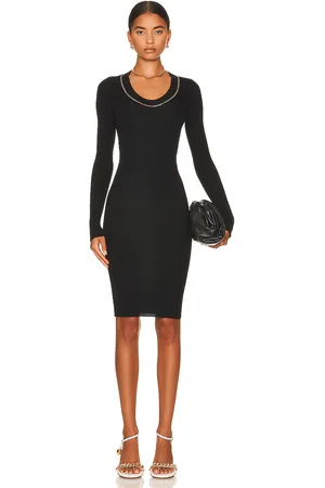 Bottega Veneta Long Sleeve Lightweight Rib Dress in - . Size M (also in ).