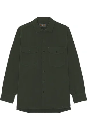 Beams Work Classic Fit Pe Twill Shirt in - . Size S (also in ).