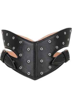 Alaïa Crossed Belt in - Black. Size 75 (also in 85).